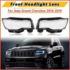 Front Headlight Headlamp Lens Cover For Jeep Grand Cherokee 2014-2019 Left&Right