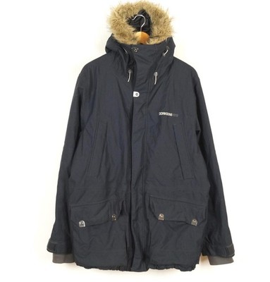 DIDRIKSONS Storm System Men's Jacket Size XL Hooded Waterproof Insulated Black