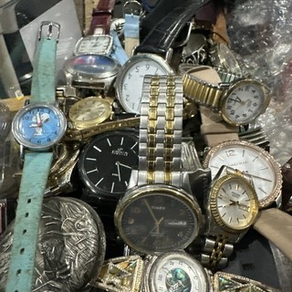 Lot Of 3 lb Vintage Watches Lot For Men & Women Bundles Parts Repair Rare Lot 9