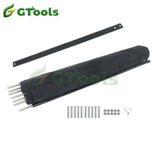 Black 4 x 24 FT Swimming Pool Fence Removable For large Inground Pools Outdoor
