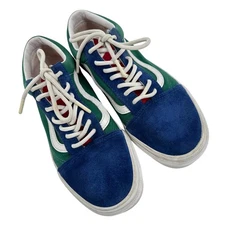 Vans Old Skool Suede Canvas Colorblock Skater Shoes Men 6 Women 7 Skater Punk