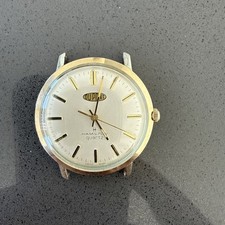 Vintage Mens Hamilton 10k Gold Filled 35mm Runs Keeps Great Time