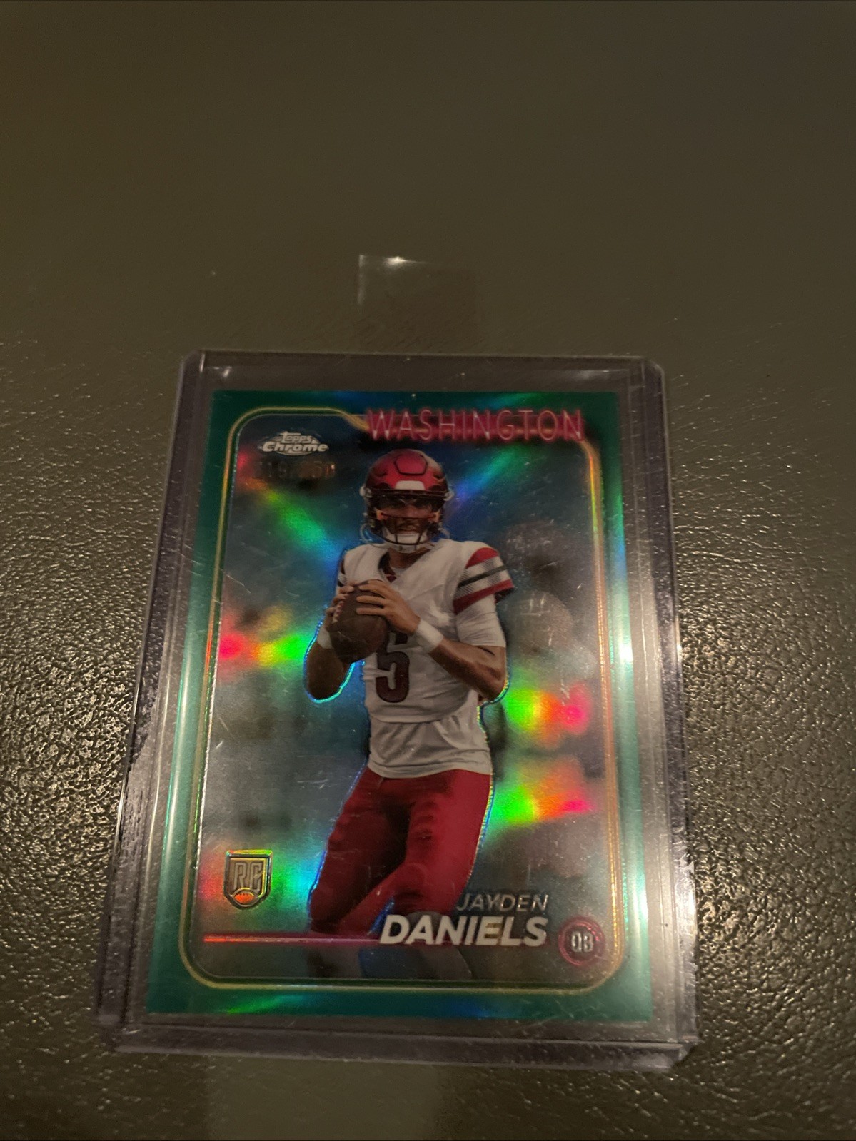 2024 Topps Chrome #201 Jayden Daniels /250 Teal Refractor RC Rookie