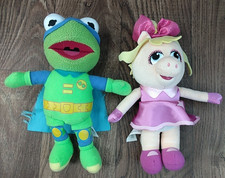 Kermit The Froginizer 9" Miss Piggy 9" Disney Junior Stuffed Plush Animals