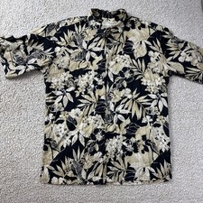 Tori Richard Men's Hawaiian Shirt Cotton Lawn Floral XL AOP Made in USA Vacation