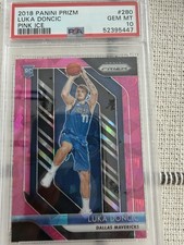 2018-19 Panini Prizm - Luka Dončić #280 Pink Ice Prizm (RC) PSA 10