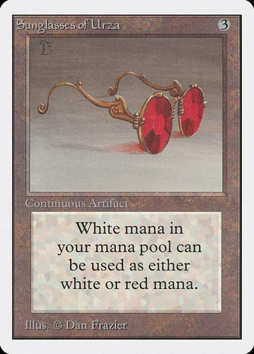 Sunglasses of Urza Unlimited Edition LP MTG
