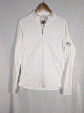 FootJoy Womens Hybrid Midlayer Golf Jacket Medium White Full-Zip