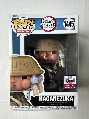 FUNKO POP! ANIMATION DEMON SLAYER #1445 HAGANEZUKA FUNKON LONDON LIMITED EDITION