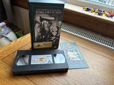 Some Like It Hot VHS Tape Marilyn Monroe Jack Lemon case not perfect