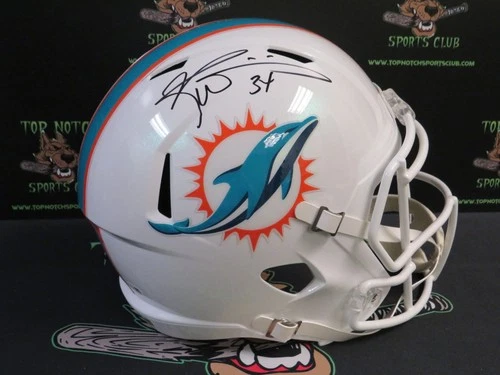 RICKY WILLIAMS SIGNED FULL SIZE MIAMI DOLPHINS REPLICA HELMET JSA SM4
