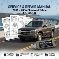 Chevrolet Tahoe 2002 2003 2004 2005 2006 Service Repair Workshop Manual On Usb
