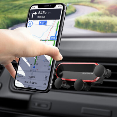 Gravity Car Phone Holder Air Vent Mount Phone Stand Holder for iPhone / Samsung