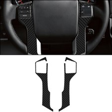 2PCS Carbon Fiber Steering Wheel Button Stick...