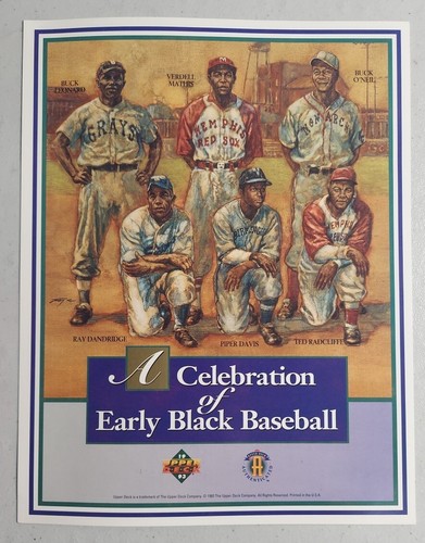 1993 Upper Deck Sheet MLB Heroes Baseball A Celebration Of Early Black Base Ball - Picture 3 of 3