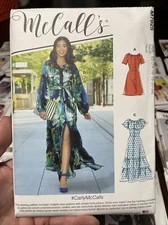 MCCALLS SEWING PATTERN M7925 MISSES DRESSES SIZES 14 16 18 20 22 NEW UNCUT FF