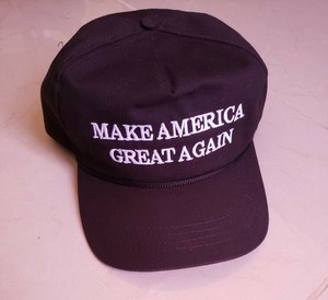 black trump hat