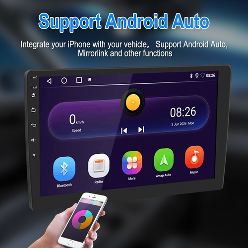 10,1" Android 13 Autoradio Radio Auto spielt Dual 2DIN Touchscreen GPS WIFI - Bild 9 von 15