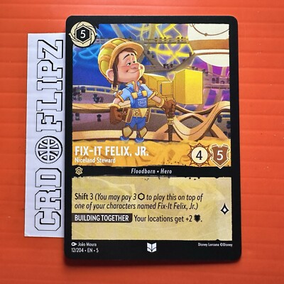 Fix-It Felix, Jr. Niceland Steward 12/204 Disney Lorcana Non Foil