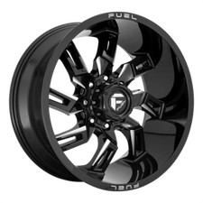 4 20 Inch Black Silver Wheel Rims Chevy Gmc Silverado 2500 3500 Truck 8x180 Fuel