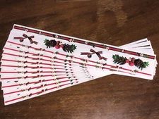 10 Mrs Grossmans Christmas Garland Border Stickers Swag Pomegranate Decor Bough
