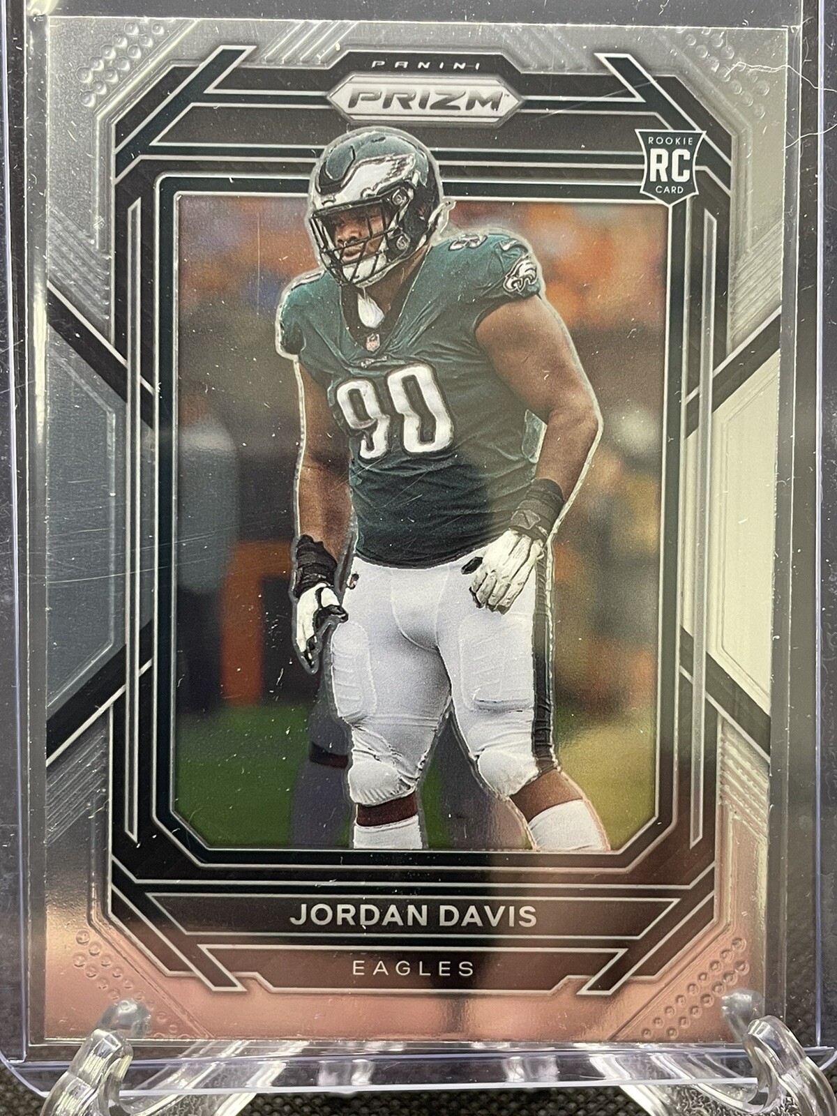 2022 Panini Prizm Jordan Davis RC Philadelphia Eagles Rookie Base #371