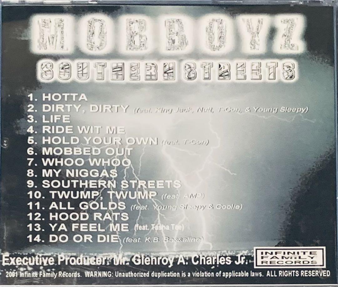 MOBBOYZ / Southern Streets G-RAP G-FUNK MOBBOYZ / Southern Streets G-RAP G-FUNK
