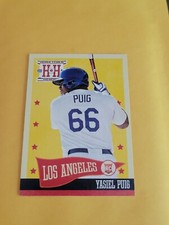 2013 PANINI HOME TOWN HEROES - YASIEL PUIG BASE IMAGE VARIATION SP CARD #261