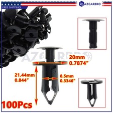 100 clips de remache de parachoques para guardabarros para Chrysler 200 300 Cirrus Sebring Town & Country