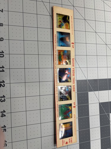 Lotto diapositive a colori vintage Marvel DC 1968 Kenner Superman Spider-Man Thor FF4 Aquaman - Foto 6 di 13