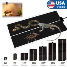 Pet Reptile Heater Under Tank Heating Pad Aquarium Warming Heat Lizard Mat 110V
