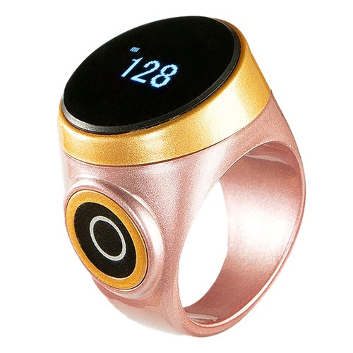 Smart Tasbih Tally Counter Ring for Muslims Zikr Digital Tasbeeh 5Prayer Time - Picture 13 of 24