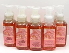 🍉5 BATH & BODY WORKS WHITE BARN WATERMELON LEMONADE GENTLE FOAMING HAND SOAP🍉