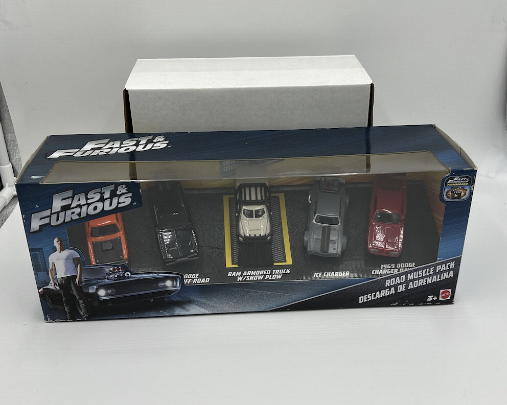 1:64 FAST & FURIOUS ROAD MUSCLE PACK MATTEL DODGE CHRYSLER