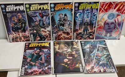 World of Krypton Limited Series Issues 1-6 w/ Variants Lot of 8 Issues DC Comics