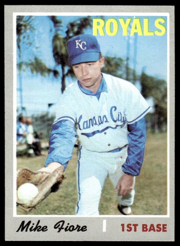 1970 Topps #709 Mike Fiore BASEBALL Kansas City Royals - Picture 1 of 2
