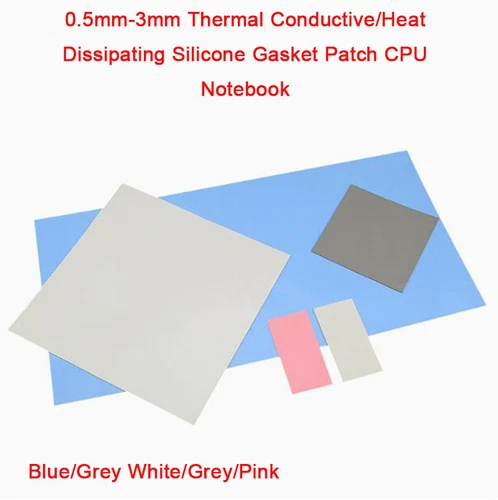 0.5mm-3mm Thermal Conductive/Heat Dissipating Silicone Gasket Patch CPU Notebook