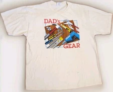 Dad's Gear T Shirt Mens XL Handy Short Sleeve Tools Springhill 1795 VTG Jerzees