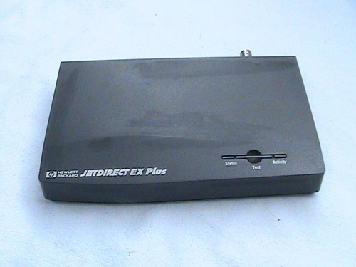 1 USED HP JETDIRECT EX PLUS J2591A 10 BASET EXTERNAL PARALLEL PRINT SERVER - Picture 2 of 5