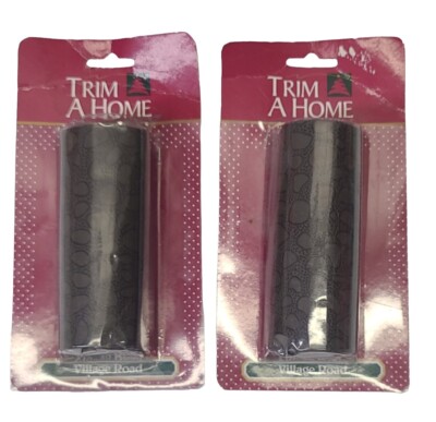  Vtg. Kmart TRIM A HOME 2 Village Road Cobblestone Christmas Village Accessory 
