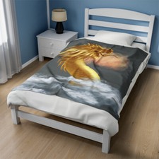 L'AMOUR DE SOI Dragon's Embrace Plush Blanket