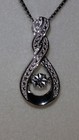 *LAST 1* *CHARMING* KAY Jewelers "RHYTHM" Sterling Silver Diamond Chain Necklace — photo 3