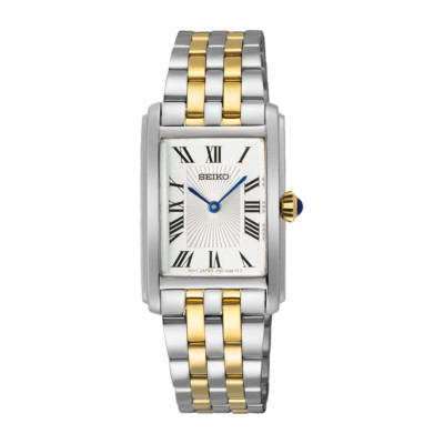 New Seiko Essentials Quartz White Roman numeral dial Women's Watch SWR087