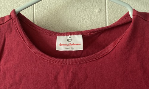 NWOT Hanna Andersson Girls Farm T Shirt Tractor Bunny Windmill Pink Size US 10 - Picture 2 of 6