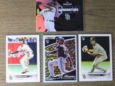 2022 CJ ABRAMS Rookie 4 Card Lot, base, debut, gen now & black gold MINT!