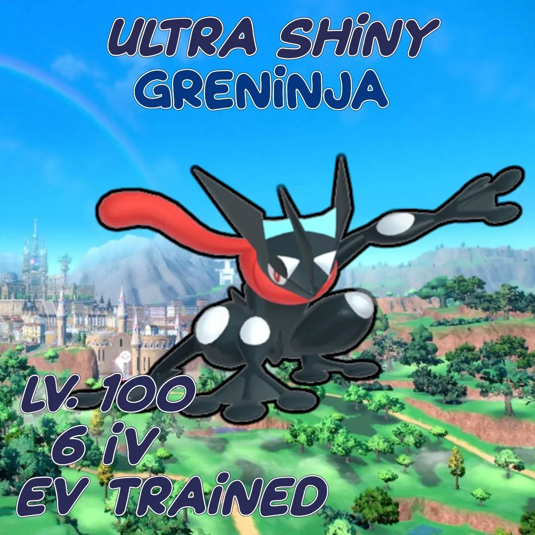 ✨ Ultra Shiny Greninja ✨ Pokemon Violet Scarlet ✨ Max Stats All Moves 6 IV