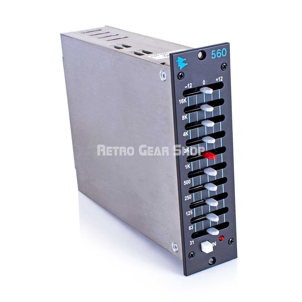 API 560 Discrete 500 Series 10-Band Graphic EQ Module - Image 2 of 4