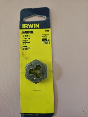 6 Mm Wrench Irwin Hanson #1727 M6 X 1.0 Plug Tap - Metric, Carbon Steel, 4 Flute, Right Hand 4 Flute Carbon Steel Tap - Foto 6