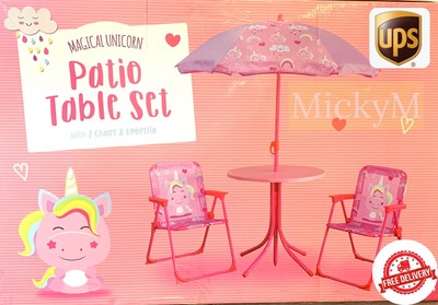 unicorn patio set