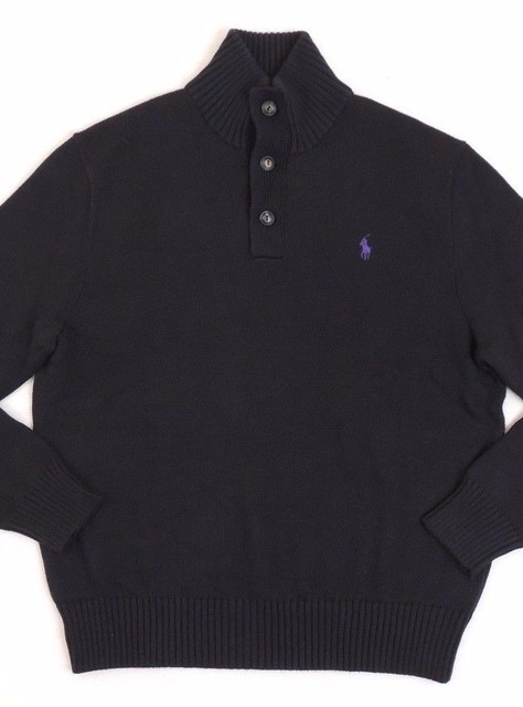 button up polo sweater